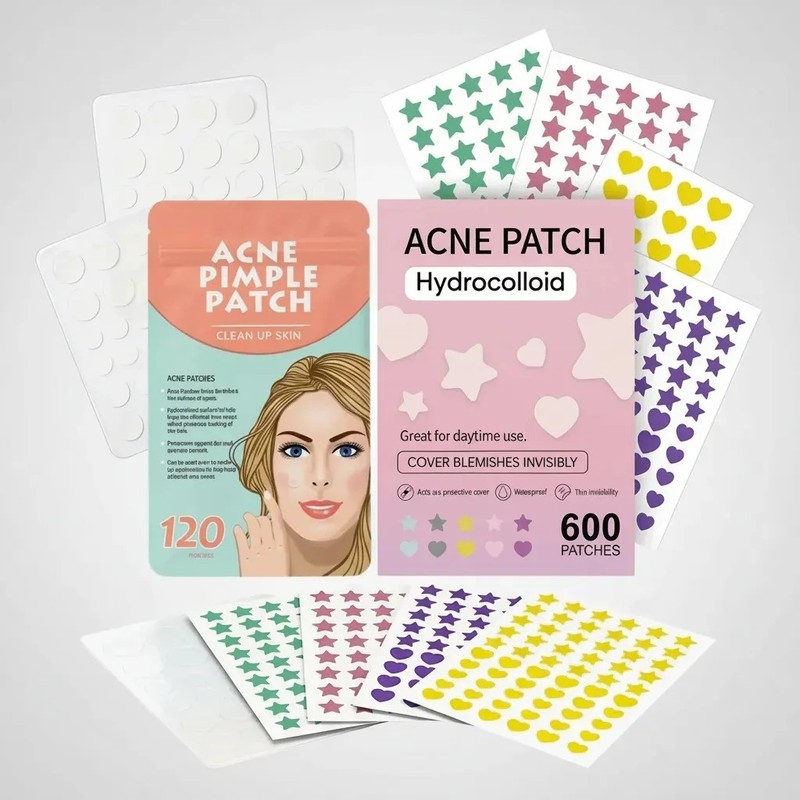 720pz Parches Cuidado Facial Elimina Acné Espinillas Figuras Todo Tipo