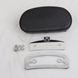 Unbranded 6" Flatlander Mini Rail Backrest Pad For Harley Fat Boy Heritage Softail FLSTC