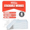 Wobble Cuñas de plástico flexibles Multiusos para nivelar muebles, mesas,
