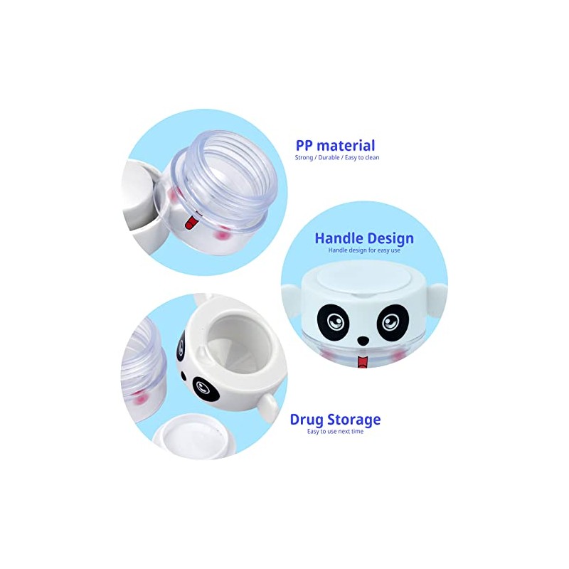 MELTU 1 Pack Pill Crusher and Grinder, Professional Pill Pulverizer,