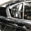 Gloss Black Left + Right Side Window Louver Shutter Cover