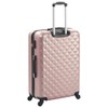 vidaXL Rose Gold Hardcase Trolley Set - 3pcs Durable ABS
