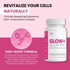 Jovi GLOW+ NAD+ Collagen Advanced Hydrolyzed Collagen with Resveratrol &
