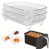 AIMALL 3-Piece Air Fryer Grill Rack – Food Grade 304