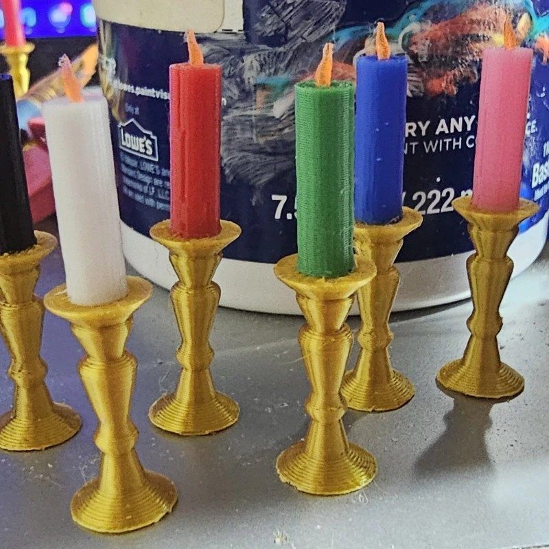 Power Rangers Lightning Collection Power Candle Set Of 7 Accessory