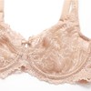 DELIMIRA Women's Plus Size Minimizer Bras Full Coverage Lace Unlined