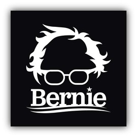 Bernie Sanders President Election Black Vinyl Sticker Bumper Art Decal