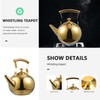 DOITOOL Heavy Duty Tea Kettle Stovetop Whistling Tea Kettle Stainless