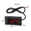 DC 12V LED Digital Display Modified Voltmeter Motorcycle Voltmeter Mini
