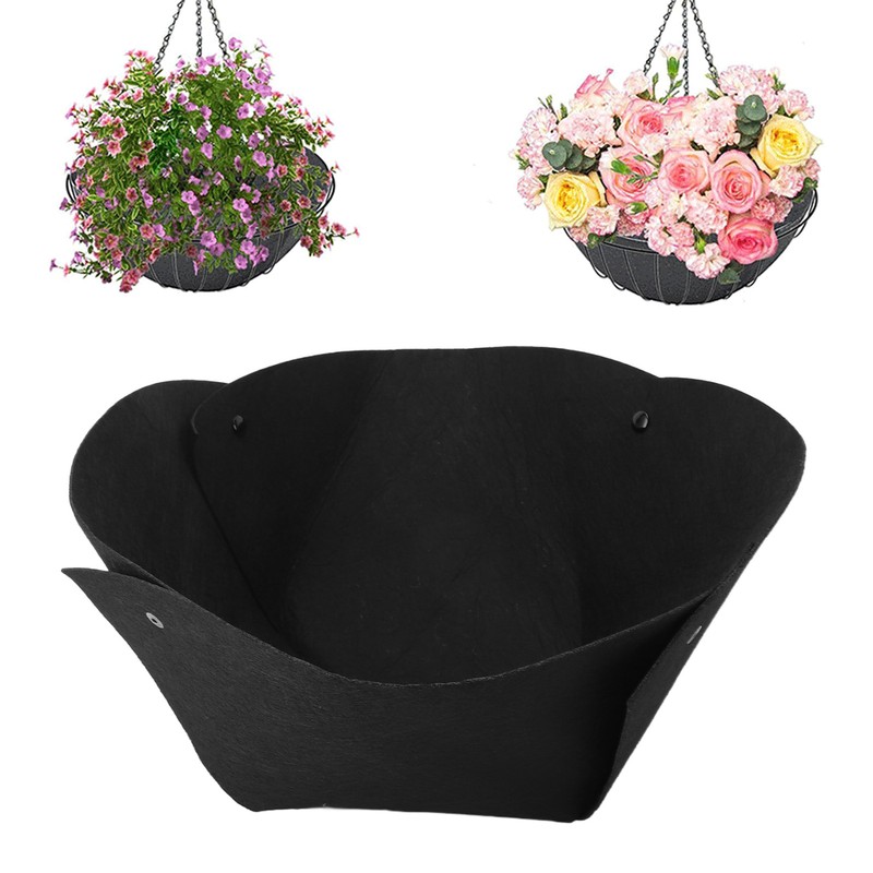 Planter Liner Breathable Replacement Avoid Bird Nesting Felt Flower Basket