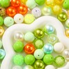 BERMRO 20mm Beads for Pens Rhinestone Beads 80pcs Chunk Bubblegum