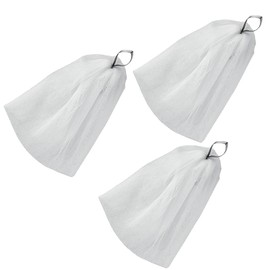 Kai Corporation KQ1828 Men's 4-Layer Lather Net, 3-Piece Set, Face Washing, Hook, White, Dense Foam, Plenty of Skincare