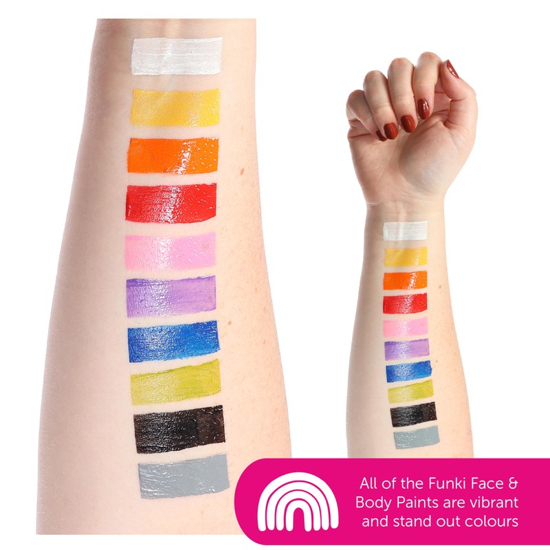 Rainbow Oil-Based Facepaint - Pot of Multicoloured Face & Body