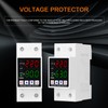 Dual Display Adjustable Voltage Protector Intelligent Over-voltage Under-voltage Over-current Protect