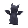 Nemesis Now B5149R0 Malpuss Winged Occult Cat Figurine, Polyresin, Black