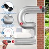 8-Foot Dryer Vent Cleaning Brush Kit with 6 Quick-Snap Extension