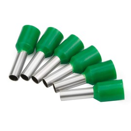 XHF2018 1000 pcs Cord end terminals, Wire Terminals, Wire Connector, Insulated Cord Pin End Terminal AWG 20(0.75mm²) (Green)