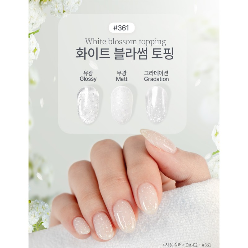 Thezel The Gel Blossom Topping Glitter Gel 5-piece set /