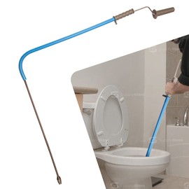 Supply Giant SU3247 3 Ft Toilet Auger Snake for Unclogging Toilets