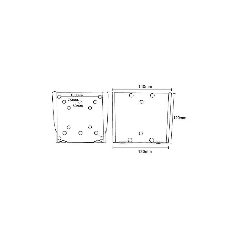 InLine 23114A Wandhalterung 33 cm (13 Zoll) bis 61 cm