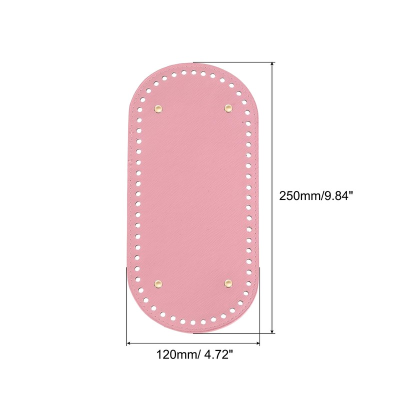 sourcing map Oval Bag Base Shape Pad 25 x 12