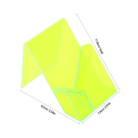 Mobestech Plastic Speaker Stand for Car Audio Display Lightweight Monitor Speaker Holder for Pc Studio Height Versatile Use Yellow