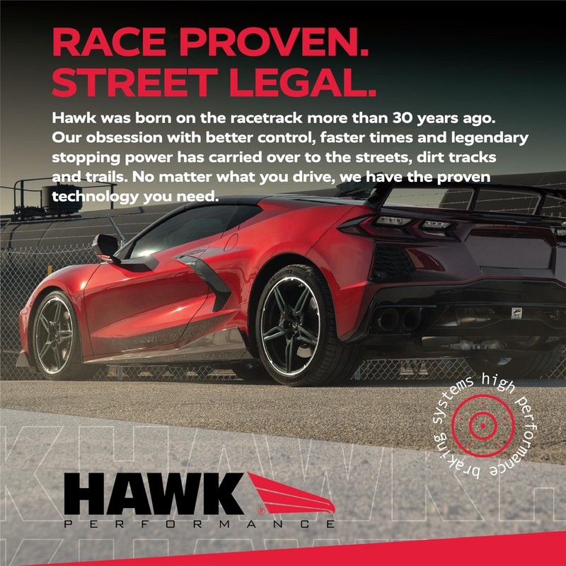 Hawk Performance HB642Z.658 Performance Ceramic Street Brake Pads