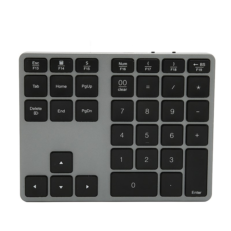 Wireless Number Pad 35 Keys Scissor Switch BT5.0 Aluminium Alloy