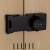Closet Door Lock: 4.5inch Bifold Door Lock 3-Digit Password Cabinet