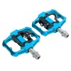 Dual Function Bicycle Pedal Flat Clipless Cleats 3 Sealed Bearings