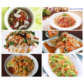 Dried Shrimps of LUNGCHA “M” size for Thai Recipes and Asian Cuisine, Seafood Flavor No Shell and Headless Eat As Snack unique umami taste 7Oz (200 gram).