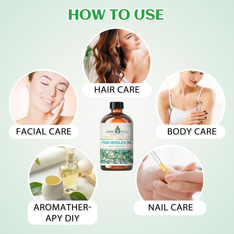 EVOKE OCCU Pine Essential Oil for Home Diffuser Fragrance DIY