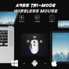 DAREU A955 Wireless Gaming Mouse with RGB Charging Dock: Tri-Mode