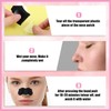 JJUNW 70 Pcs Blackhead Nose Pore Strips, Face Deep Cleansing
