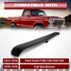 HECASA Black Dash Cover Dashpad Cover Compatible with 1973-1979 Ford