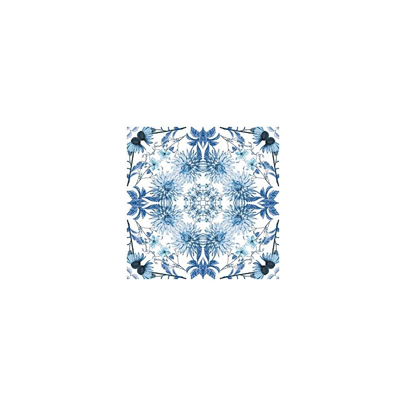 York Wallcoverings Portfolio II Perception Border Removable Wallpaper, White/Blue