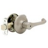 Kwikset Dorian Bed/Bath Lever In Satin Nickel