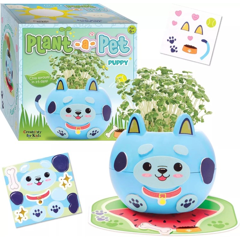 Creativity for Kids Plant-A-Pet: Puppy DIY Kit for Ages 6-8+