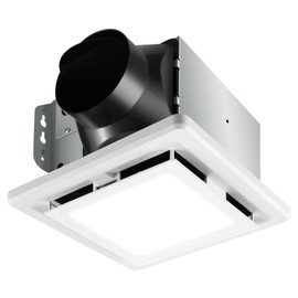 JOEAONZ Bathroom Exhaust Fan with Light 110 CFM Quiet 6500K 800LM Household Ventilation Fan Light Combo, Energy Saving Ceiling Mount Bathroom Air extractor, Multipurpose Bath Extractor Easy to Install