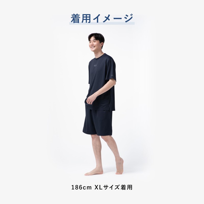 [TENTIAL] BAKUNE Dry Men's [ バクネ ドライ メンズ ] 上下セット(半袖・ショートパンツ)