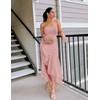 ZESICA Women's 2025 Summer Strapless Bodycon Maxi Dress Ribbed Sexy