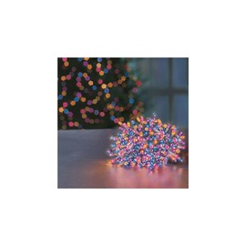 Premier 200 M-A LED 16m Supabrights With Timer - Rainbow (Clear Cable)