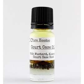 Pure Hoodoo | Court Case Oil 10ml - Used in Spells for Success in Court, Applications and Other Legal Matters