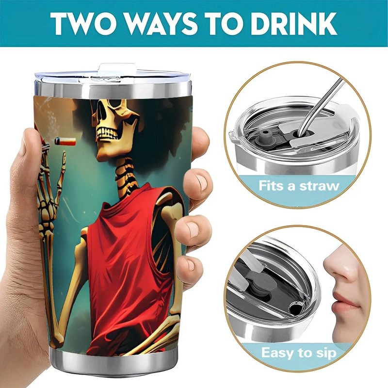 Stylish Collection Series 20oz Double Silver Side Stainless Steel Tumblercapacity: