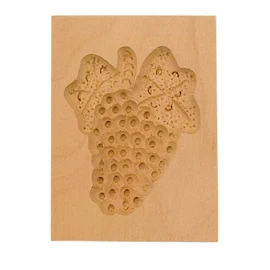 Städter Springerles Model Grape 841161 Baking Mould Wood Brown 8 x 5.5 x 3 cm