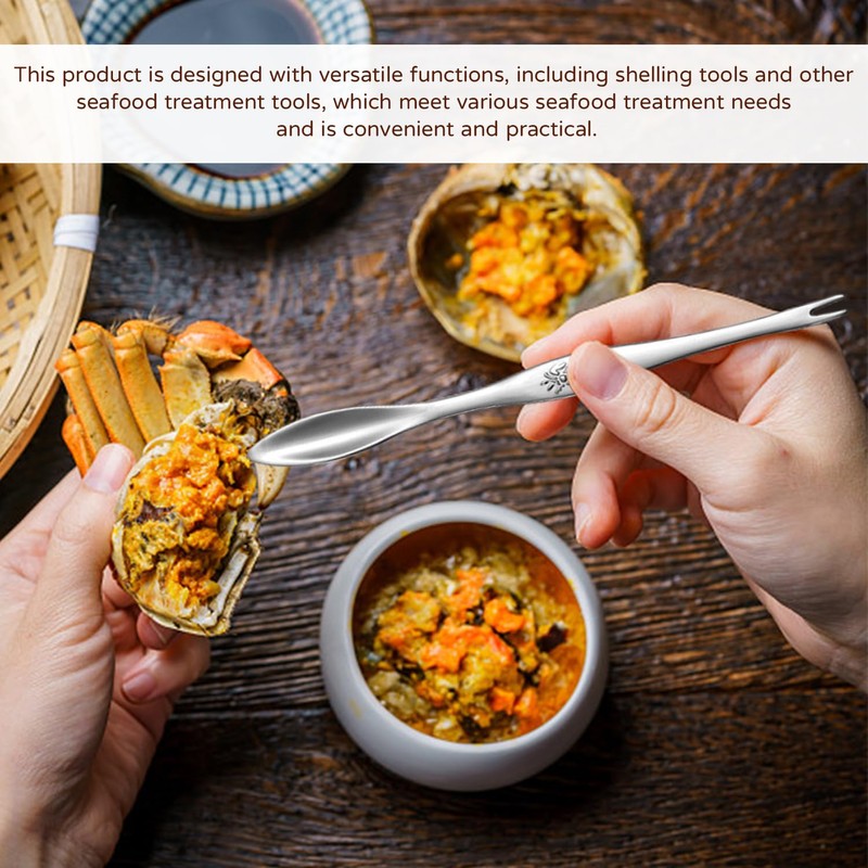 6 Piece Seafood Tools, Stainless Steel Cutlery, Multifunctional Seafood Tools,