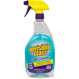 Invisible Glass Premium Glass & Window Cleaner – 32oz, Ammonia-Free, Streak-Free, Tint-Safe