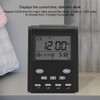 Jiawu Azan Alarm Table Clock, Islamic Automatic Prayer Clock, Digital