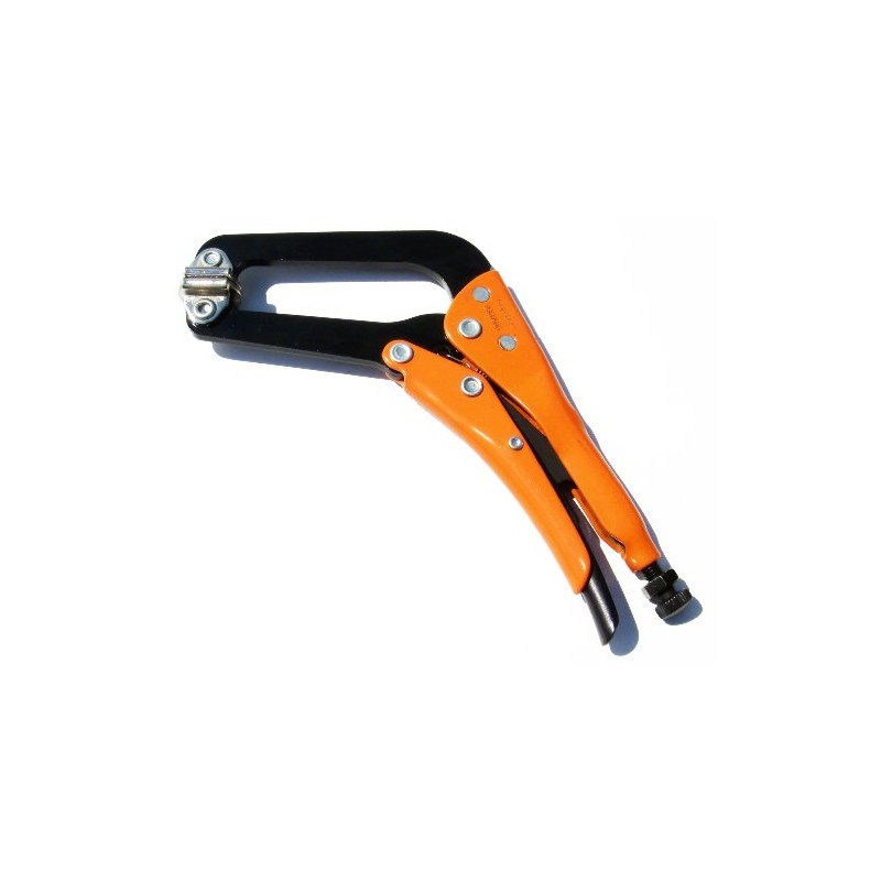 Grip-On 233A06 6-Inch Angled Self-Adapting Jaws Locking Pliers with Swivel