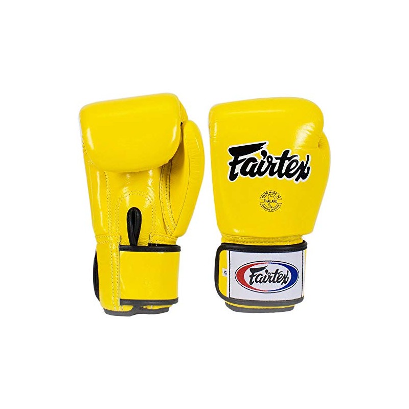 Fairtex Boxing Gloves BGV1 Yellow Size 12 Oz